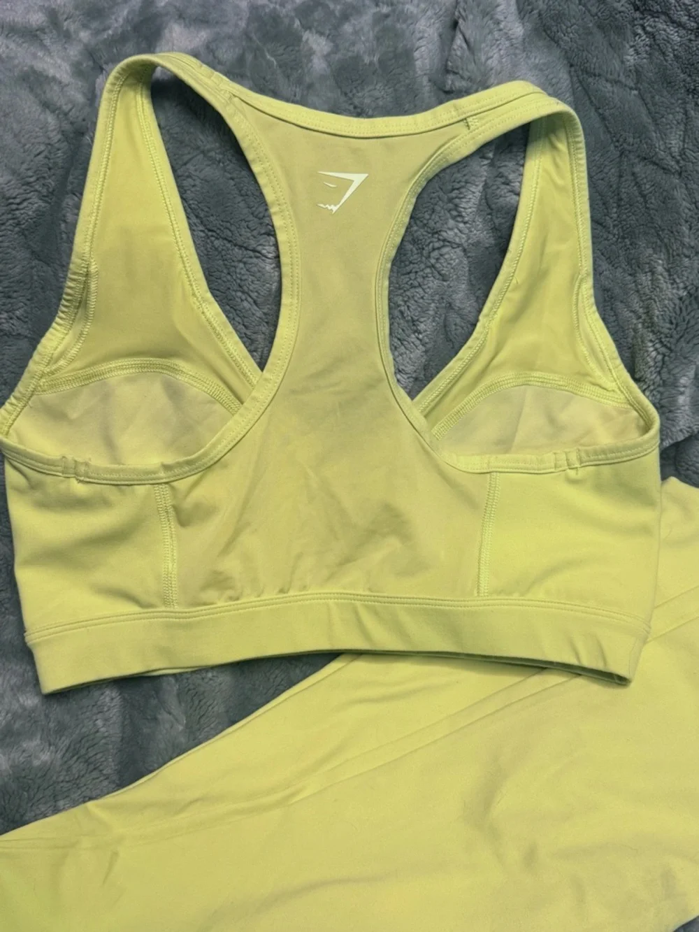 Gymshark x Whitney Simmons Bra Leggings Set Ltd Edition Sea Kelp SMALL EUC 142 - Picture 8 of 11